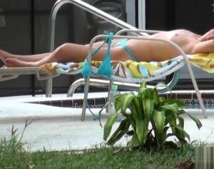Spying on Naked Sunbather
