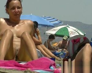 Sumptuous princesses on the naked beach spycam movie