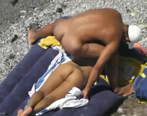 Super hot duo smashing at beach filmed by hidden cam fellow
