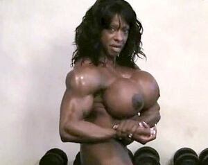 Real ebony girls bodybuilder with giant tits nude